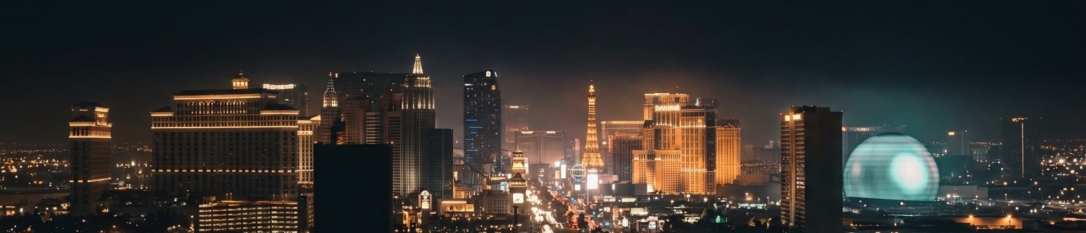 The Las Vegas Strip at night